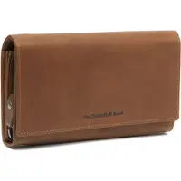 The Chesterfield Brand Mirthe Cow Wax Pull Up RFID Geldbörse Cognac