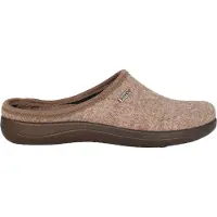 Rohde Damen Slipper Bari Filz Clog mit Wechselfußbett und leiser Sohle