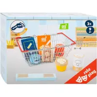 Small Foot Smallfoot Lebensmittel-Set im Einkaufskorb 11443 Spiellebensmittel 1 St Set
