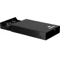 CoolBox SlimChase A-3533, HDD-Gehäuse, 3.5", SATA, 5 Gbit/s, USB Anschluss, Schwarz