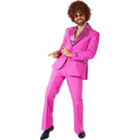 Suitmeister Disco Suit pink Partyanzug