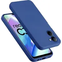 Cadorabo Hülle für Realme C33 TPU im Liquid Schutz Silikon Design