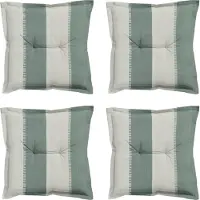 Madison - Sitzkissen Banda khaki - Ca. 50x50 cm - 4er-Set