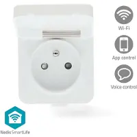 Nedis SmartLife Smart Stecker Wi-Fi | IP44 | Leistungsmesser | 3680 W | Frankreich / Typ E (CEE 7/6)