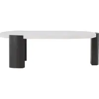 Ebuy24 Couchtisch Kres 125cm - Hellgrau