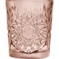 Libbey 355 ml Trinkglas Hobstar rosa