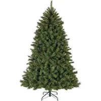 Everlands Künstlicher Weihnachtsbaum aus Malmöer Fichte Ø. 104-H150 cm grün/weiß (groen)