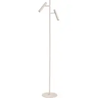 Highlight Design-Stehleuchte Piero sandfarbene 2-flammig