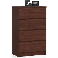 Akord Furniture Factory OP0LK-6VEN003, Wenge, 4 Schublade(n), Matt, 16 mm, 51 cm, 400 mm