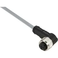 Schneider Electric Yageo XZ-Vorverdrahtete Buchse, abgewinkelt, M12, 4-polig, PVC 5m Kabel XZCPV1241L5