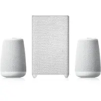 Homatics Sound & Sound 2.1 TWS-Lautsprecher mit Subwoofer (Bluetooth, WiFi, Dolby Audio, Grau)