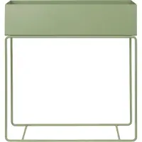 Ferm Living Plant Pflanzenkübel/Blumenkasten Tea Green - , Grün, für Wohnzimmer, Metall