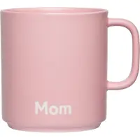 Design Letters - VIP Favourite Porzellan Becher mit Henkel, Mom / creole pink