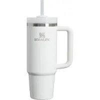 Stanley Quencher H2.O FlowState Edelstahl-Thermobecher mit Strohhalm Frost 890 ml