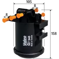 Valeo Kraftstofffilter Leitungsfilter Ø 105 mm für u.a. RENAULT LAGUNA
