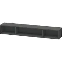 Duravit L-Cube Regalelement horizontal, 3 Fächer, 140x800x120mm, LC120004949, Farbe: Graphit Matt Dekor