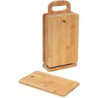Zassenhaus 6 Frühstücksbrettchen+Ständer - B/H/T ca. 6.50x30.00x15.00