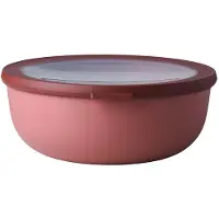 Mepal Multischüssel Cirqula - Mikrowellengeschirr - Multikom 2250 ml - Vivid mauve - Meal prep box - Frischhaltedosen mit Deckel