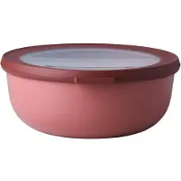 Mepal Multischüssel Cirqula - Mikrowellengeschirr - Multikom 1250 ml - Vivid mauve - Meal prep box - Frischhaltedosen mit Deckel