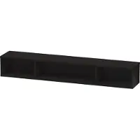 Duravit Regalelement L-CUBE 800x140x120mm schwarz hochglanz