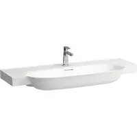 Laufen The New Classic Wastafel 120x48x16,5 cm met overloop 3 kraangat Wit