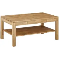 MCA Couchtisch Salem | Eiche massiv | mit Schubkasten | 115X70