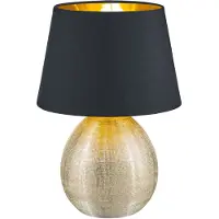 TRIO - Tischlampe LUXOR - Gold - 24x24x35 cm