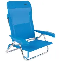 Crespo AL/221-M Beach Chair Strandstuhl hellblau
