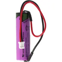 AccuCell Ersatzbatterie passend für die Testo Datenlogger 175-T1 Batterie mit Kabel und Stecker