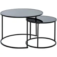 Jahnke Moebel Couchtisch-Set (2er) SOL - B/H/T ca. 73.40x50.00x73.40