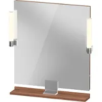 Duravit Sivida Spiegel, chrom, 650x36x650mm, Aufsatzleuchte, Sensorschalter, Netzanschluss, SV7421010790000