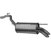 ASMET Endschalldämpfer VW 04.080 074253609AM Endtopf,Auspuff Endtopf,Nachschalldämpfer,ESD