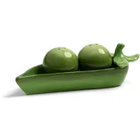 &Klevering - Salz- und Pfefferstreuer, Pea, grün