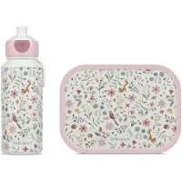 Mepal Lunchset Campus (Trinkflasche Pop-Up + Brotdose) Little Dutch - Fairy Wonders - Geschenke zur Einschulung - Vesperdose