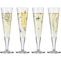 Ritzenhoff & Breker Ritzenhoff Champagnerglas 4er-Set GOLDNACHT - B/H/T ca. 7.20x24.00x7.20