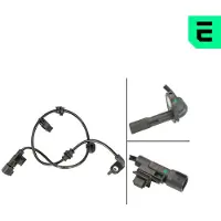 OPTIMAL ABS Sensor Raddrehzahl Hinten für OPEL ZAFIRA TOURER C (P12) 06-S556