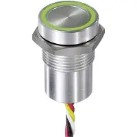 APEM CPB1110000KGSS Sensorknap 24 V 0.2 A Tastende Gr?n, R?d IP68, IP69K 1 stk