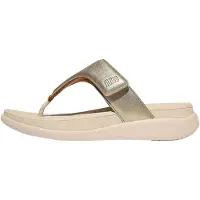 FitFlop F-Mode Go Adjustable Flatform Sandals Teenslippers - Goudkleur - Maat 43