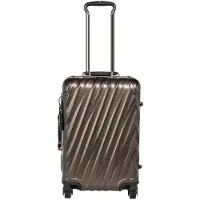 Tumi 19 Degree Aluminum International Carry-On textured gunmetal