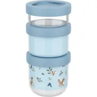 Mepal Snackbox stapelbar Mio 3-teilig - Little Dutch - Little Dutch - Forest Friends