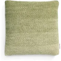 Marc O'Polo Zierkissen Nordic Knit Melange Moss Green (50 x 50 cm)