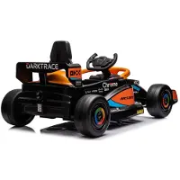 Sun baby Elektroauto für Kinder Kinderauto Elektrofahrzeuge Formel 1 McLaren Bolid Fernbedienung Gurt MP3-Anschluss orange