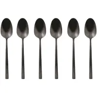 Sambonet Teelöffel Rock PVD Black 14,5 cm (6-Teilig)