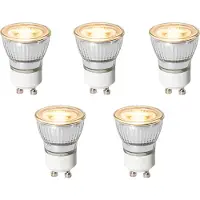 LUEDD 5er-Set GU10 3-Stufen-Dimmbare LED-Lampen 35mm 4W 220 lm 2700K