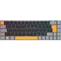 Cherry MX-LP 2.1 Compact Wireless, Kabellos, RF Wireless + Bluetooth, Mechanischer Switch, QWERTY, RGB-LED, Schwarz