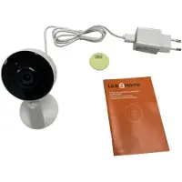 LINK2HOME Innenkamera, einstellbar, mit WLAN oder Kabel verbunden