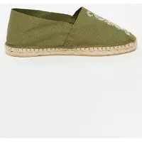 Ines De La Fressange Auriane Espadrilles Khaki Ecru Größe: 36 | Espadrilles Outlet | Damen | Braun