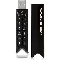ISTORAGE datAshur Pro2 - USB-Flash-Laufwerk - verschlüsselt - 256 GB - USB 3.2 Gen 1 - FIPS 140-2 Level 3