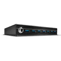 Lindy 43128, USB 3.2 Gen 1 (3.1 Gen 1) Type-A, 5000 Mbit/s, Schwarz, 0,8 m, 185 mm, 75 mm