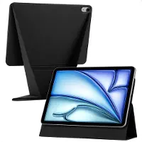Accezz High Stand tablet case für das Apple iPad Air 11 Zoll (2026) M4 / (2025) M3 / (2024) M2 / Air 5 (2022) / Air 4 (2020) - Schwarz
